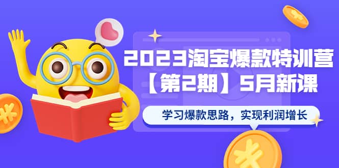 2023淘宝爆款特训营【第2期】5月新课 学习爆款思路，实现利润增长-左左项目网